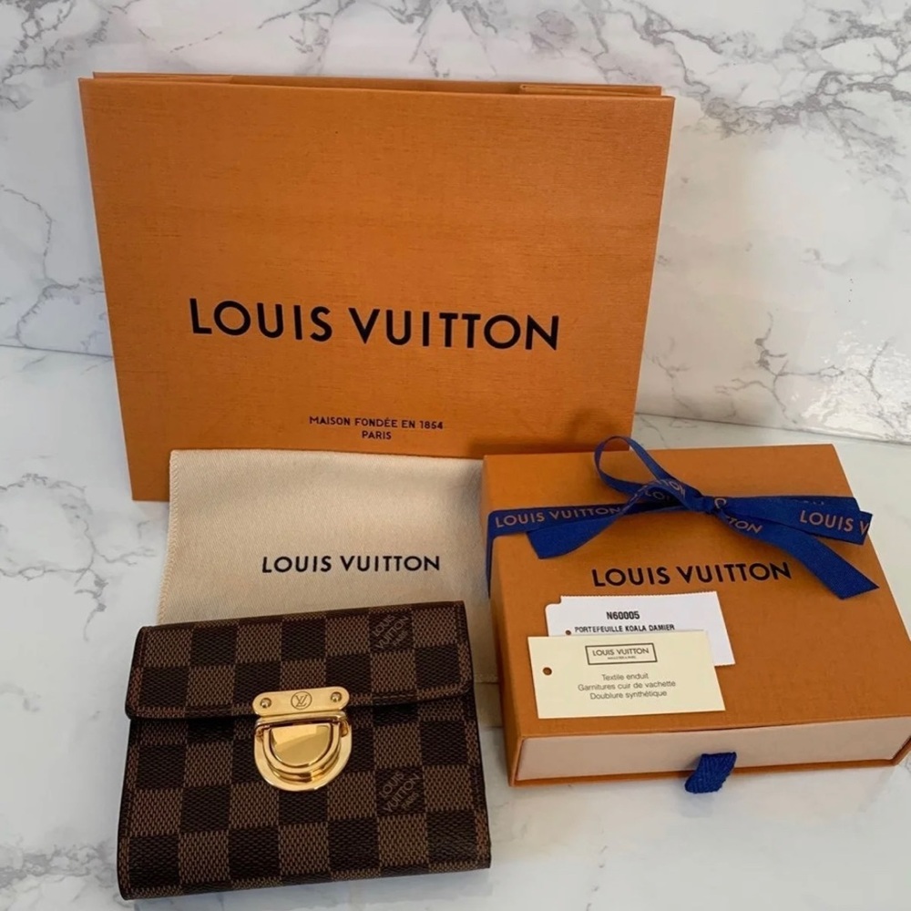 Louis Vuitton Damier Ebene Koala Wallet
